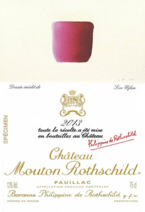 Etiquette Mouton Rothschild 2013 specimen (2)