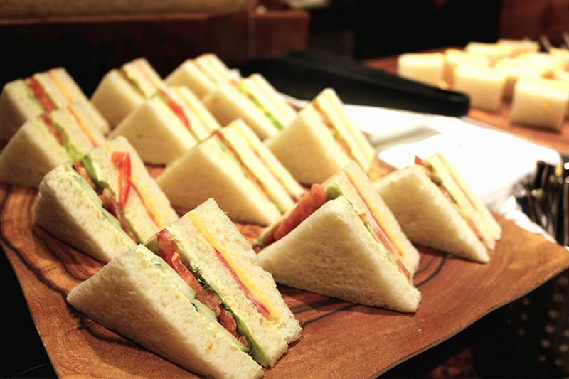 見た目もおいしいサンドイッチ